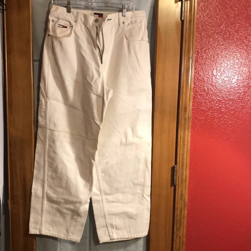 Hilfiger Vintage circa 1996 white Carpenter Jeans